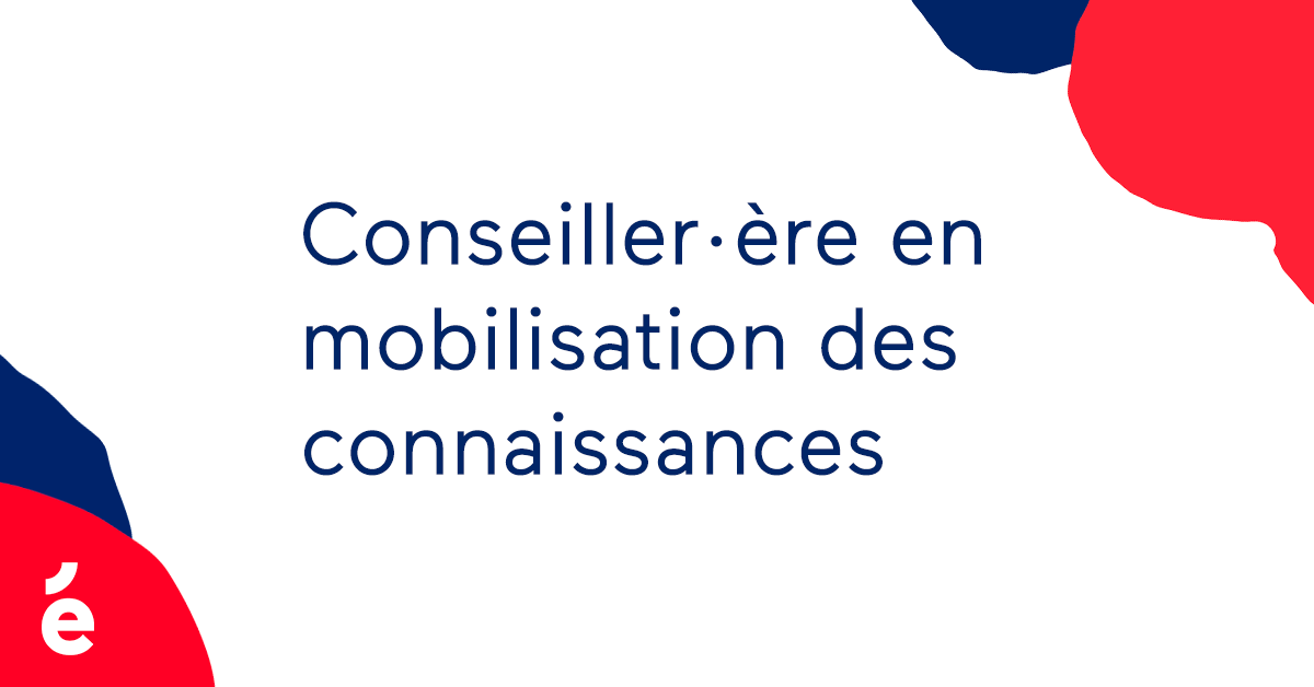 Poste mobilisation des connaissances