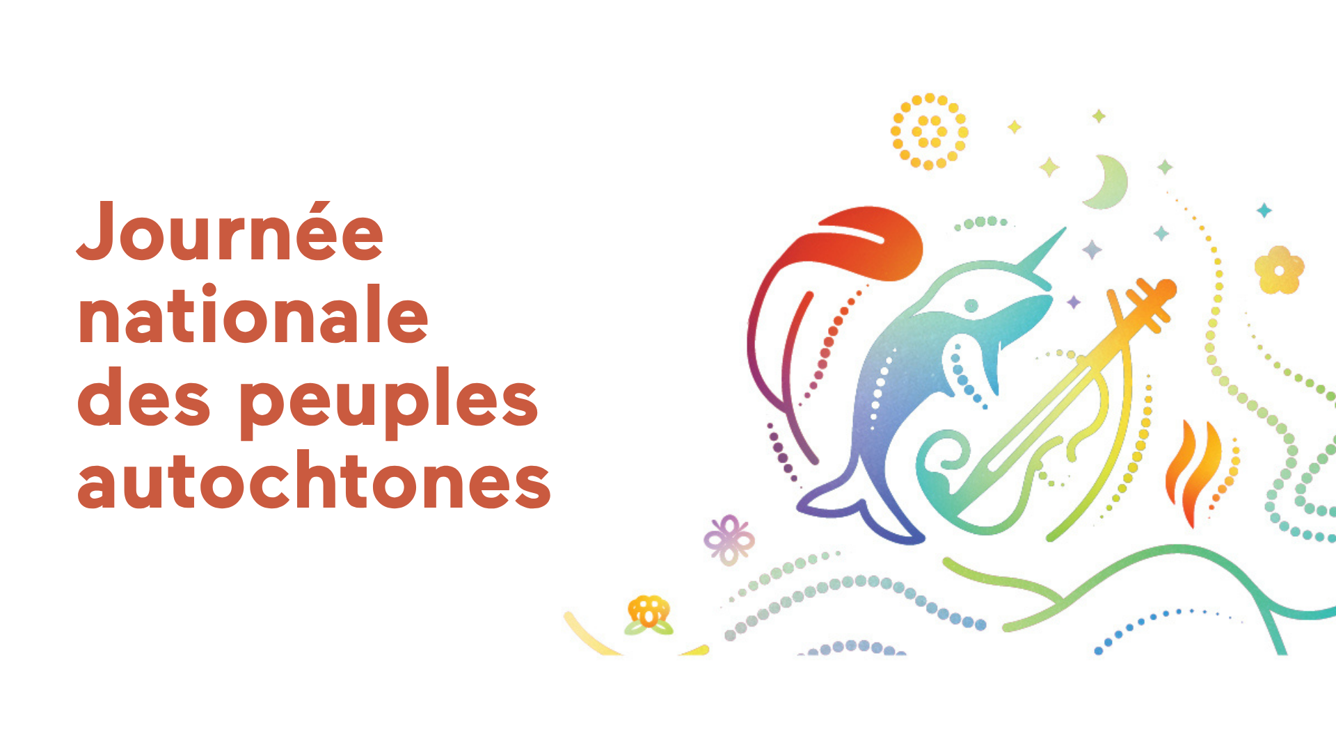 Graphique officiel de la Journée nationale des peuples autochtones en français